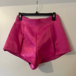Hot Pink Zara Balloon Shorts